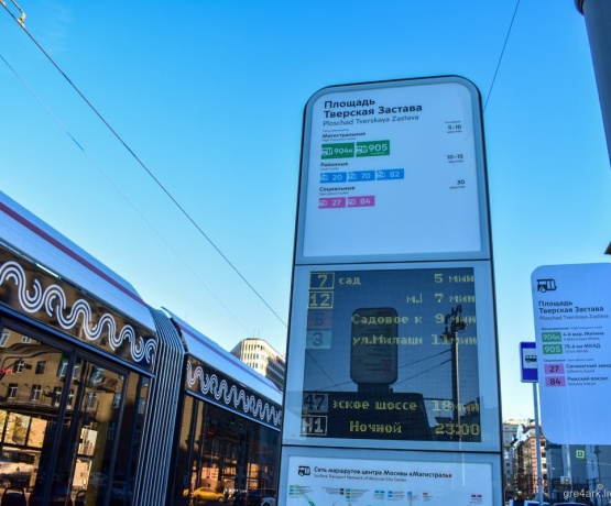 Навигационные пилоны для остановок